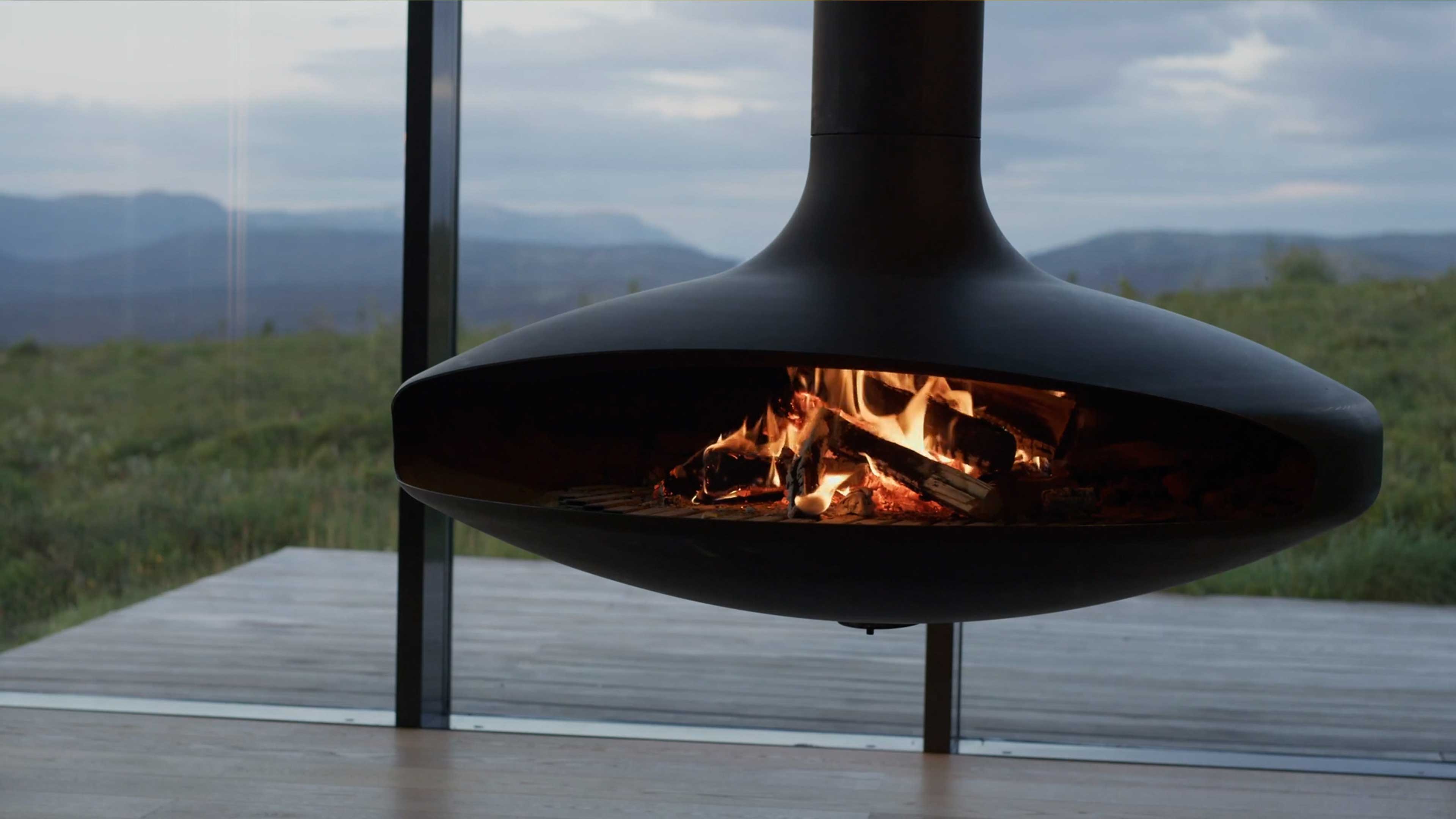 Fireplaces of the World: Norway (with music)
