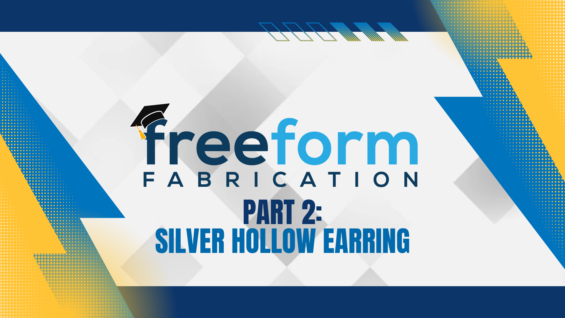 Part 2 - Silver hollow earring