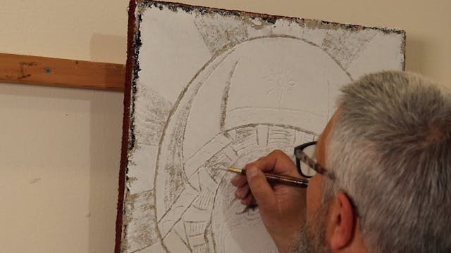 Study of Panagia of the Missionary Ho...