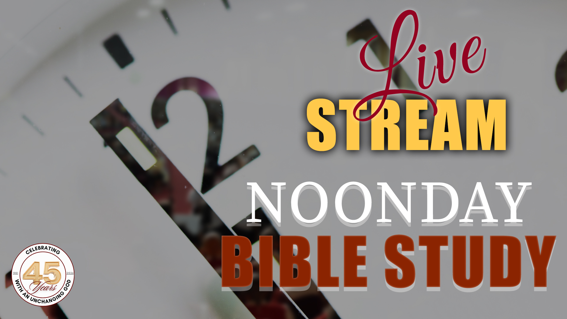 2026-01-14 Noonday Bible Study