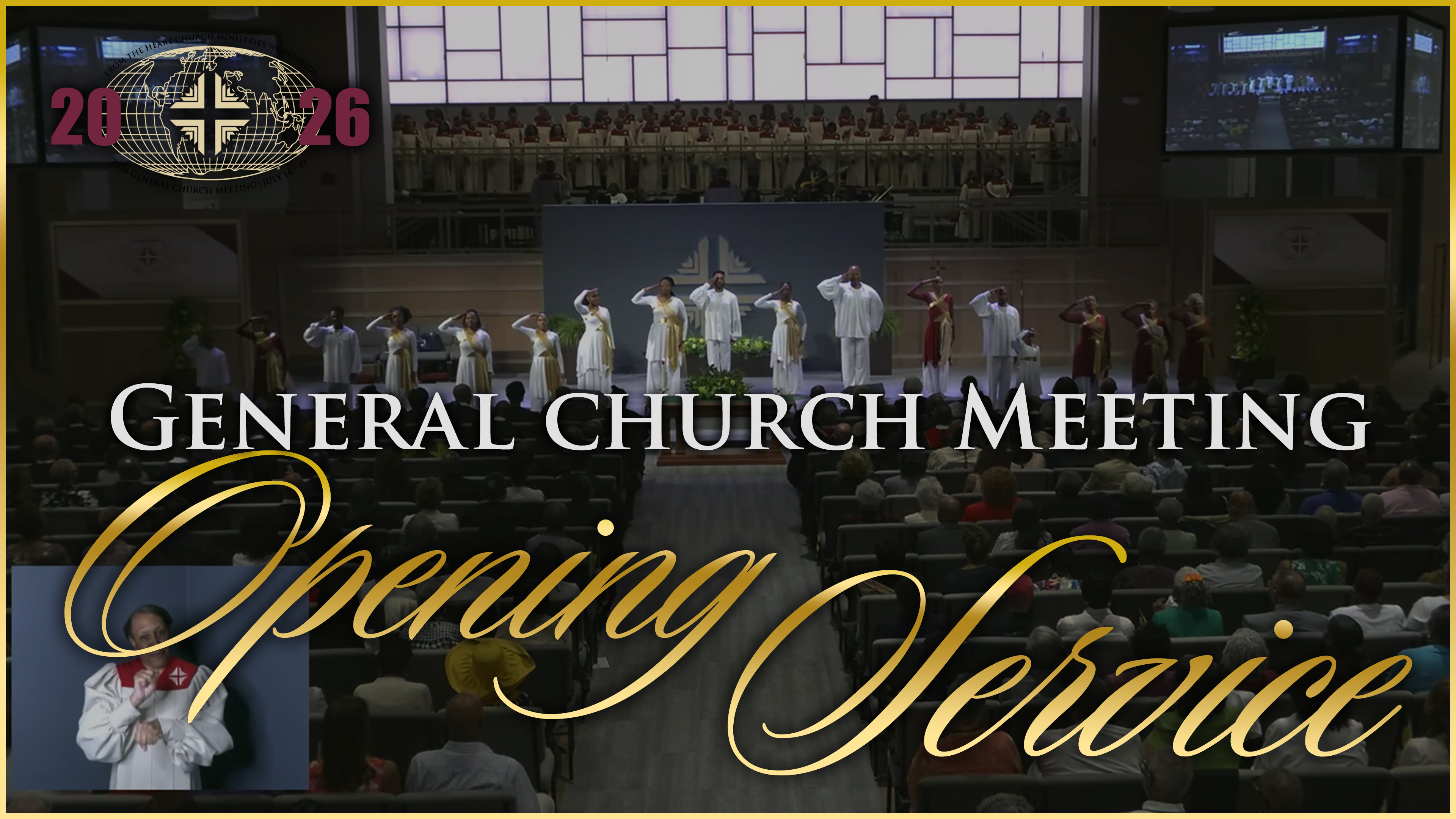 2026 GCM - Opening Service