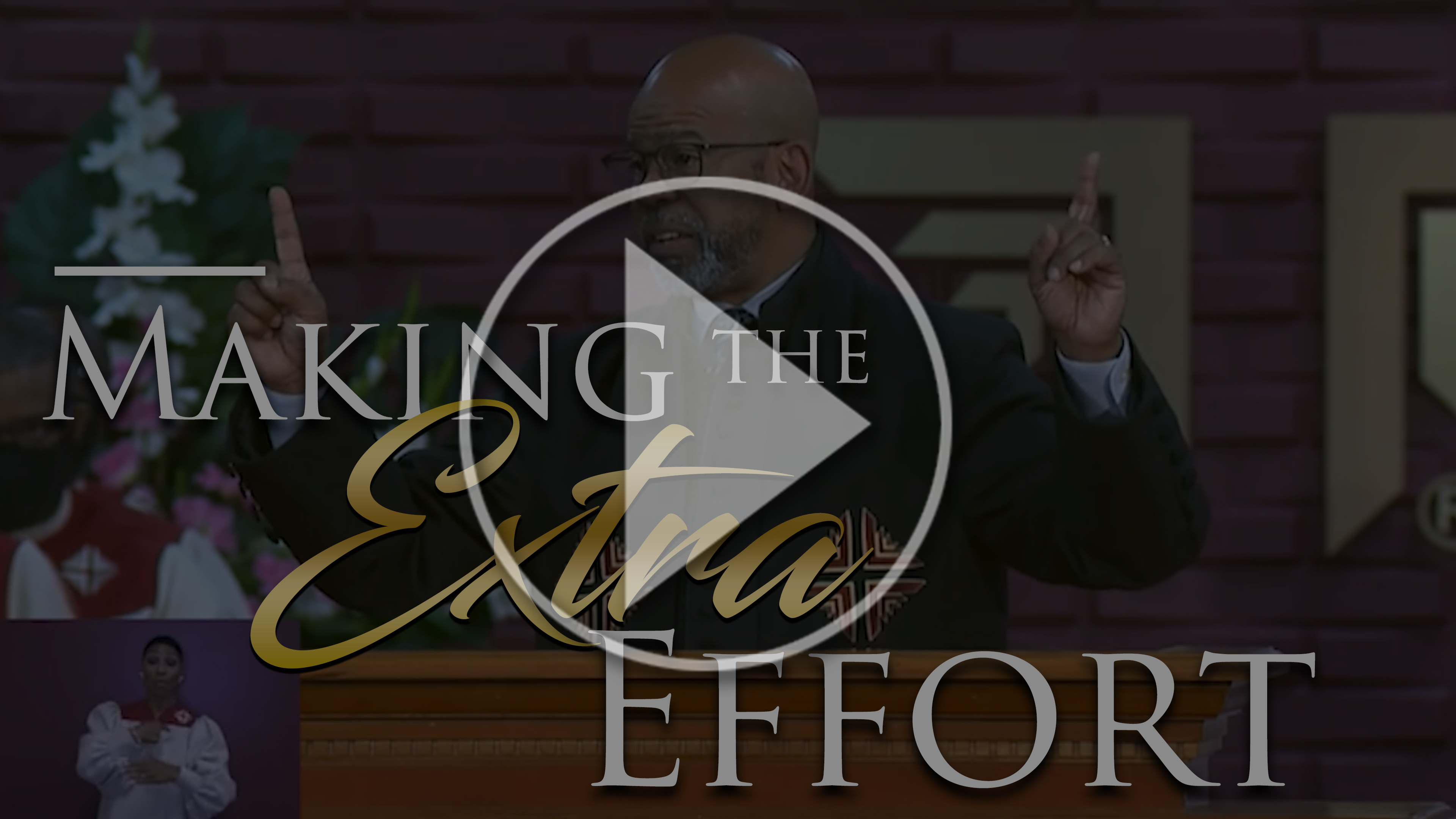 Making The Extra Effort