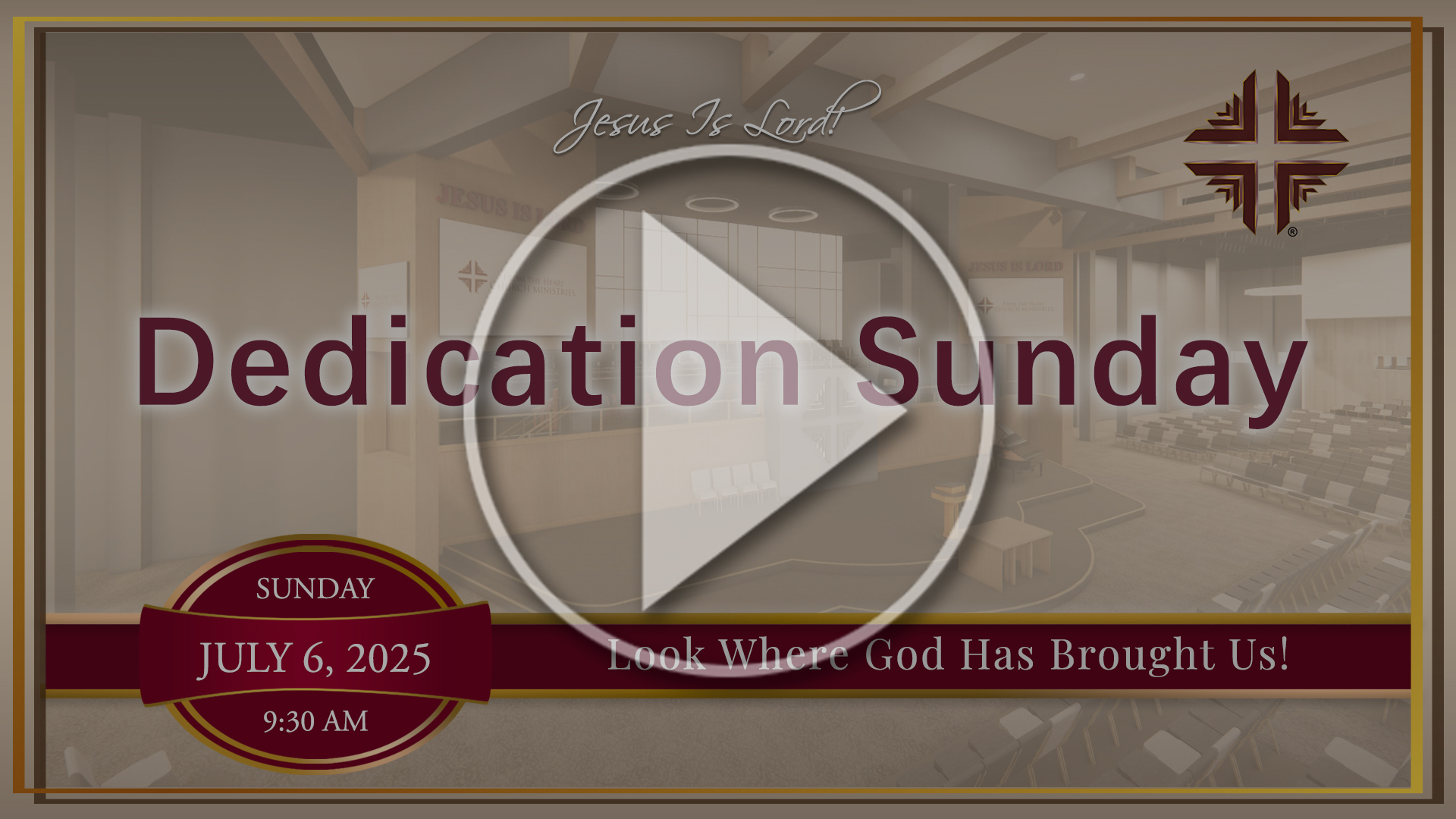 Jesus Is Lord! - Dedication Service