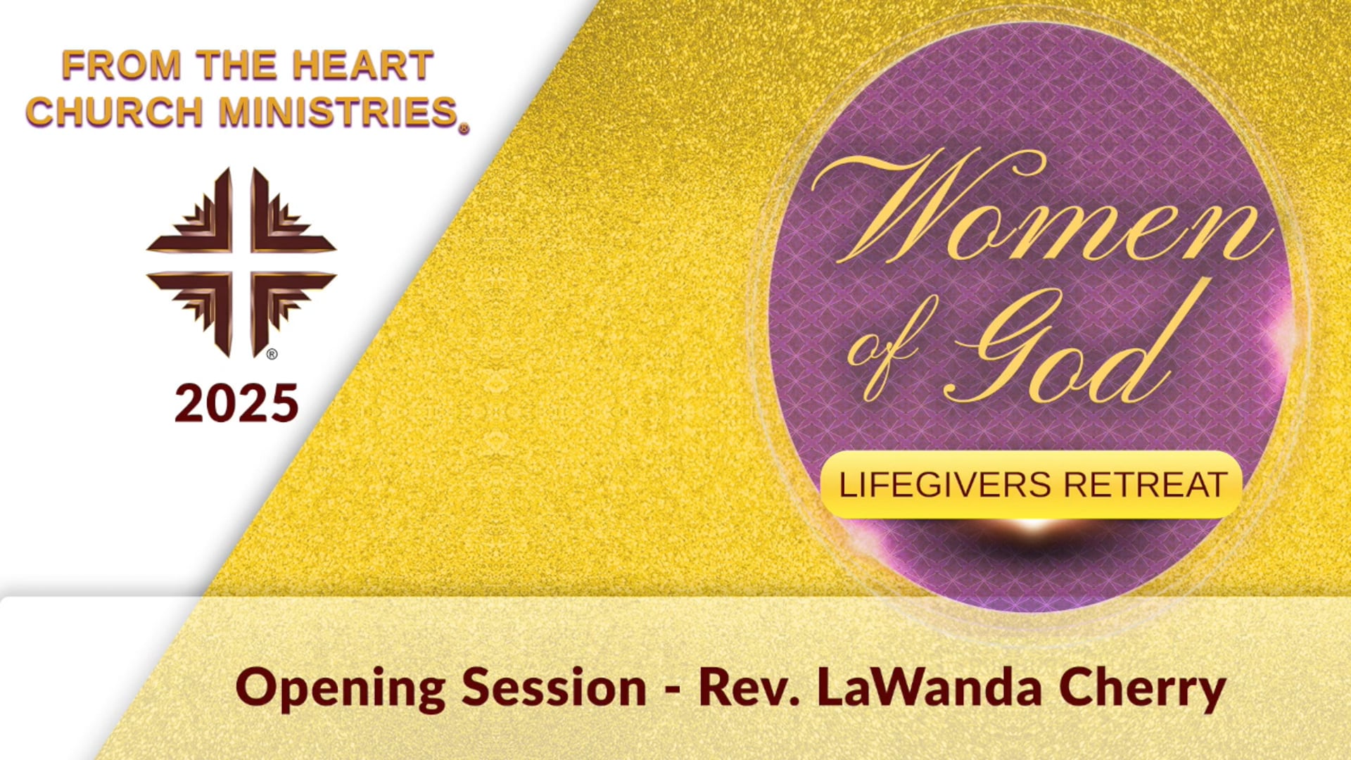 Opening Session 1 - Rev. LaWanda Cherry