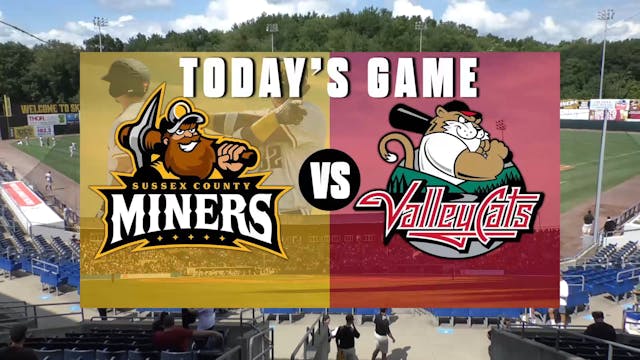 Tri-City ValleyCats @ Sussex County M...