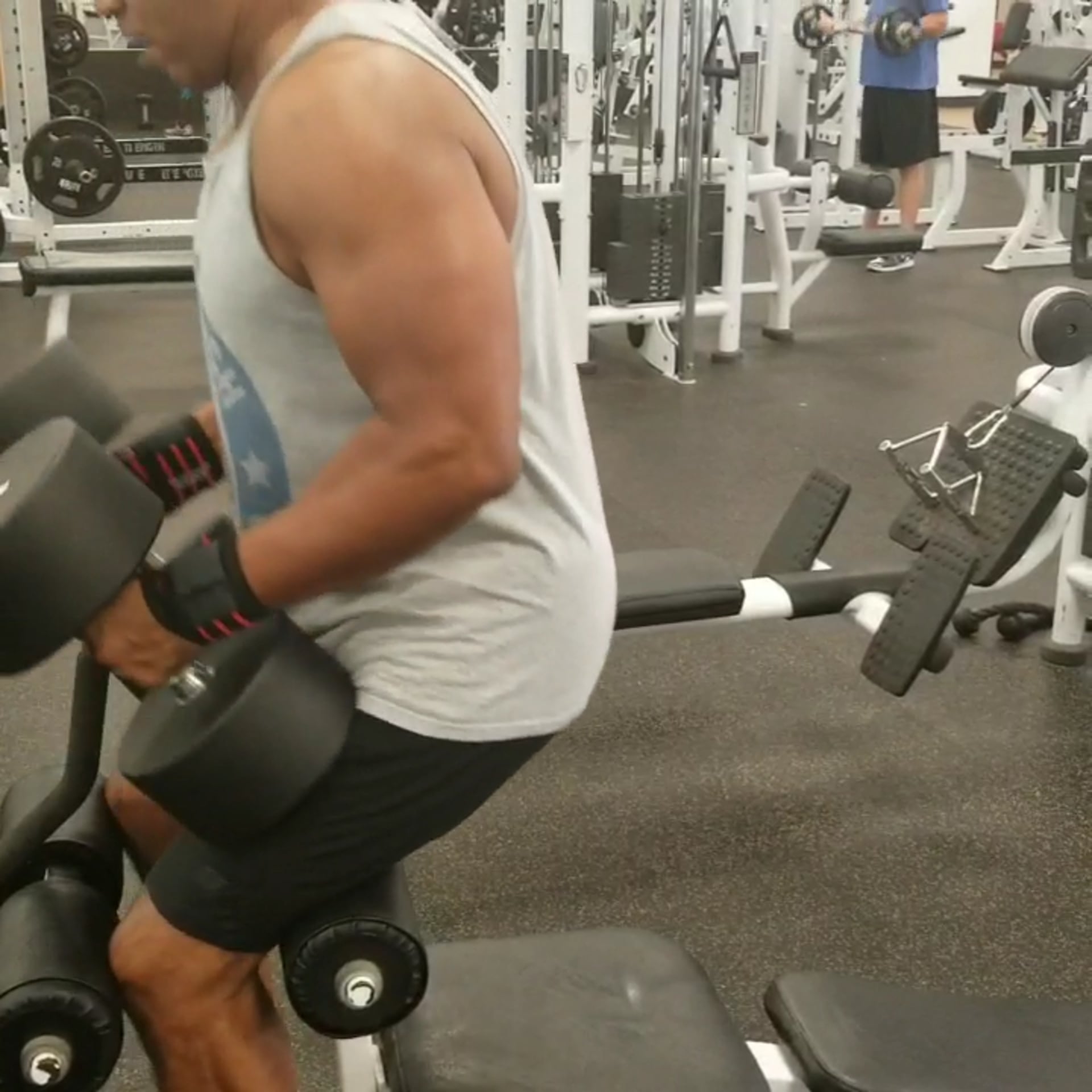 100 lb Dumbbells for 10 Reps