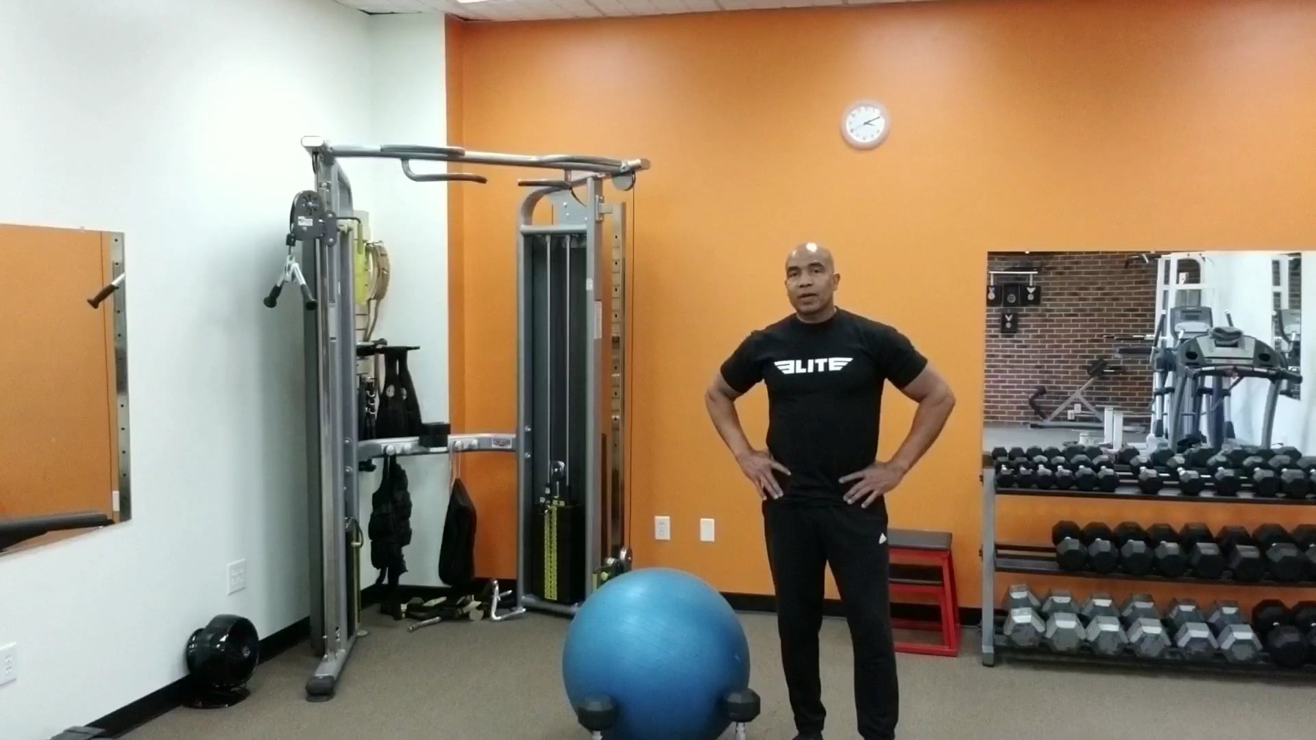 Dumbell Chest Press, Rows and Squats