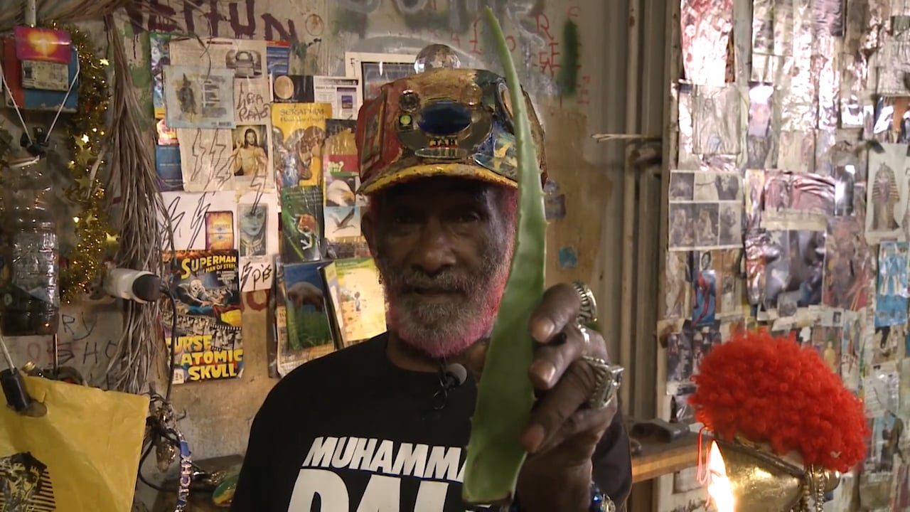 Lee Perry at work in his “Secret Laboratory”