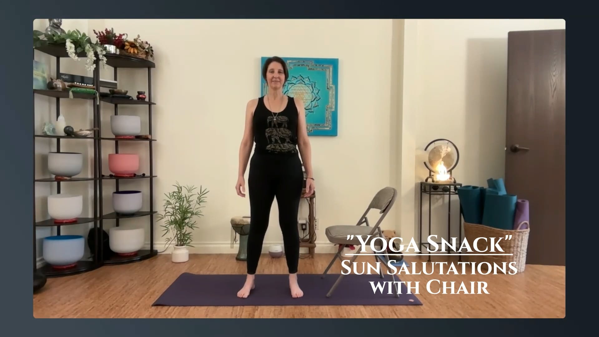 "Yoga Snack:" Sun Salutations with a Chair