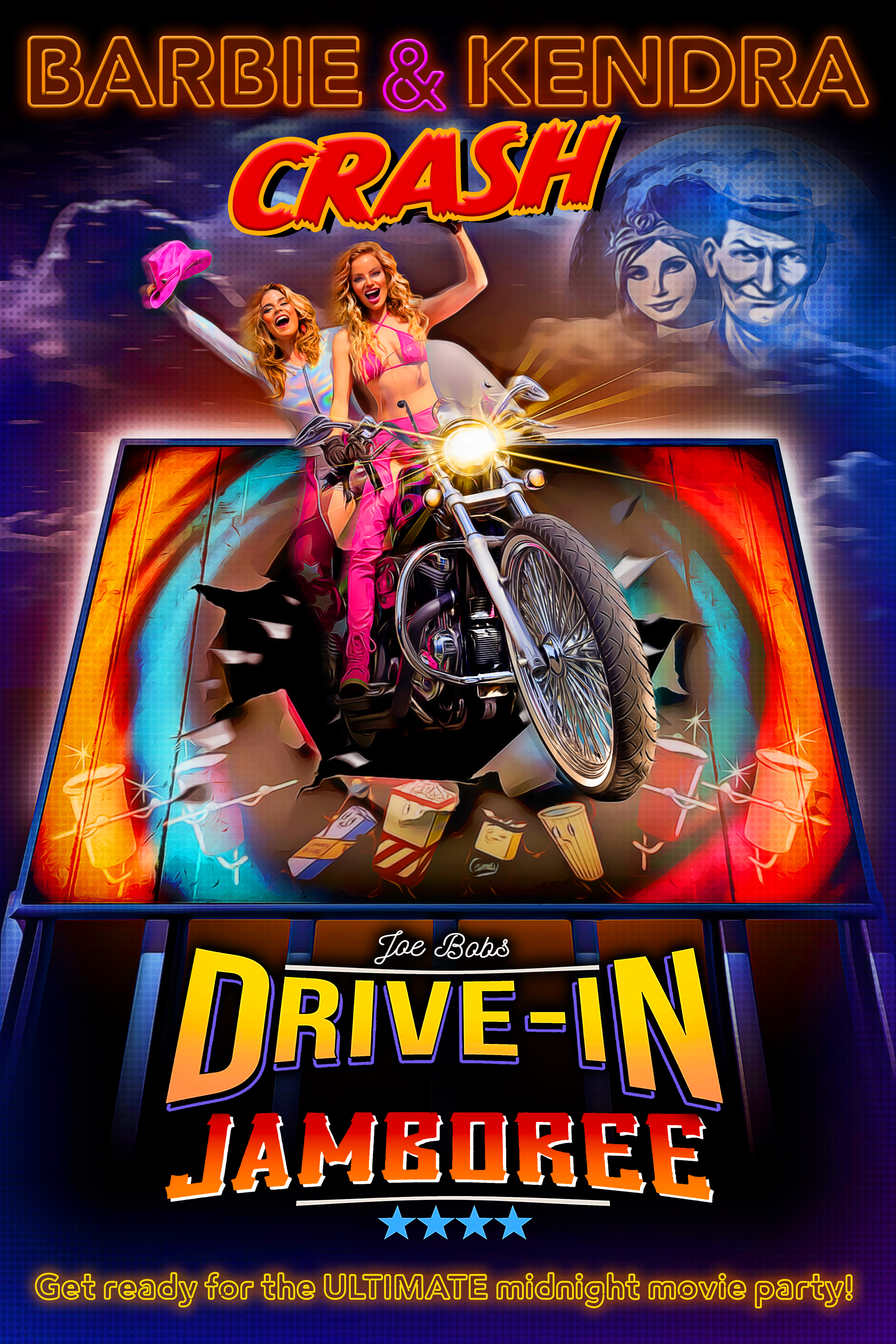 Barbie & Kendra Crash Joe Bob's Drive-In Jamboree