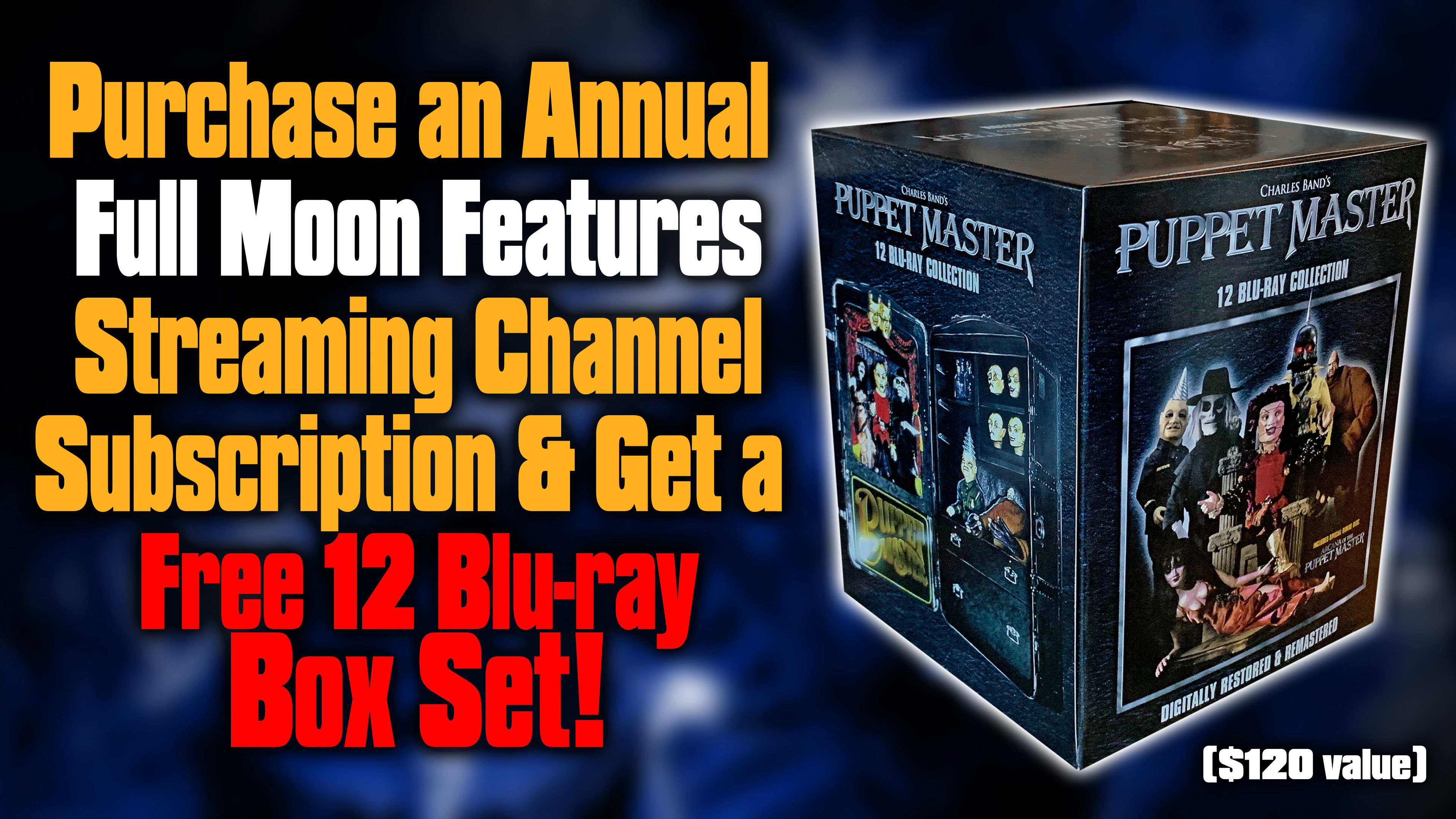 Puppet Master 12 on sale Blu-ray Collection Boxset