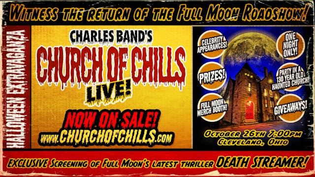 Charles Band's Church of Chills LIVE!