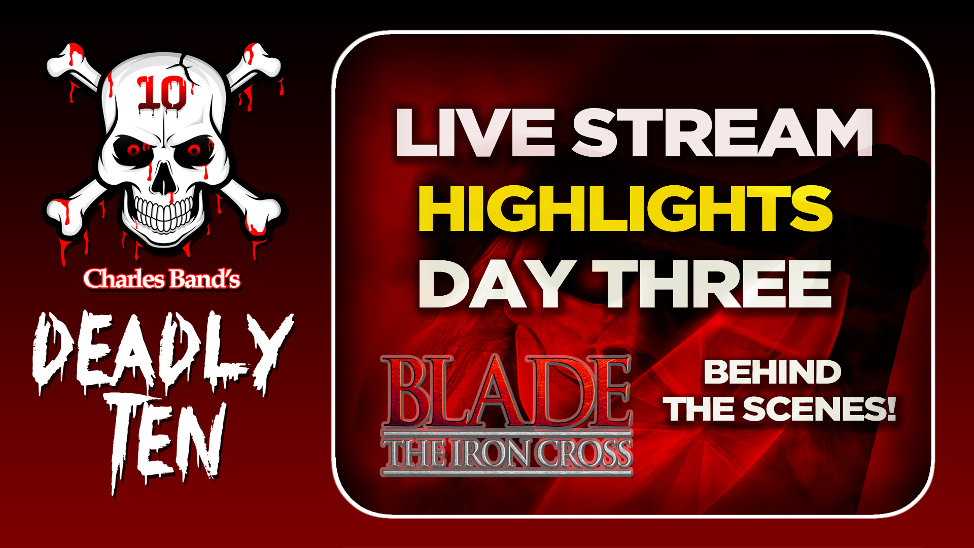 Blade: The Iron Cross: DAY 3: Live Stream Highlights