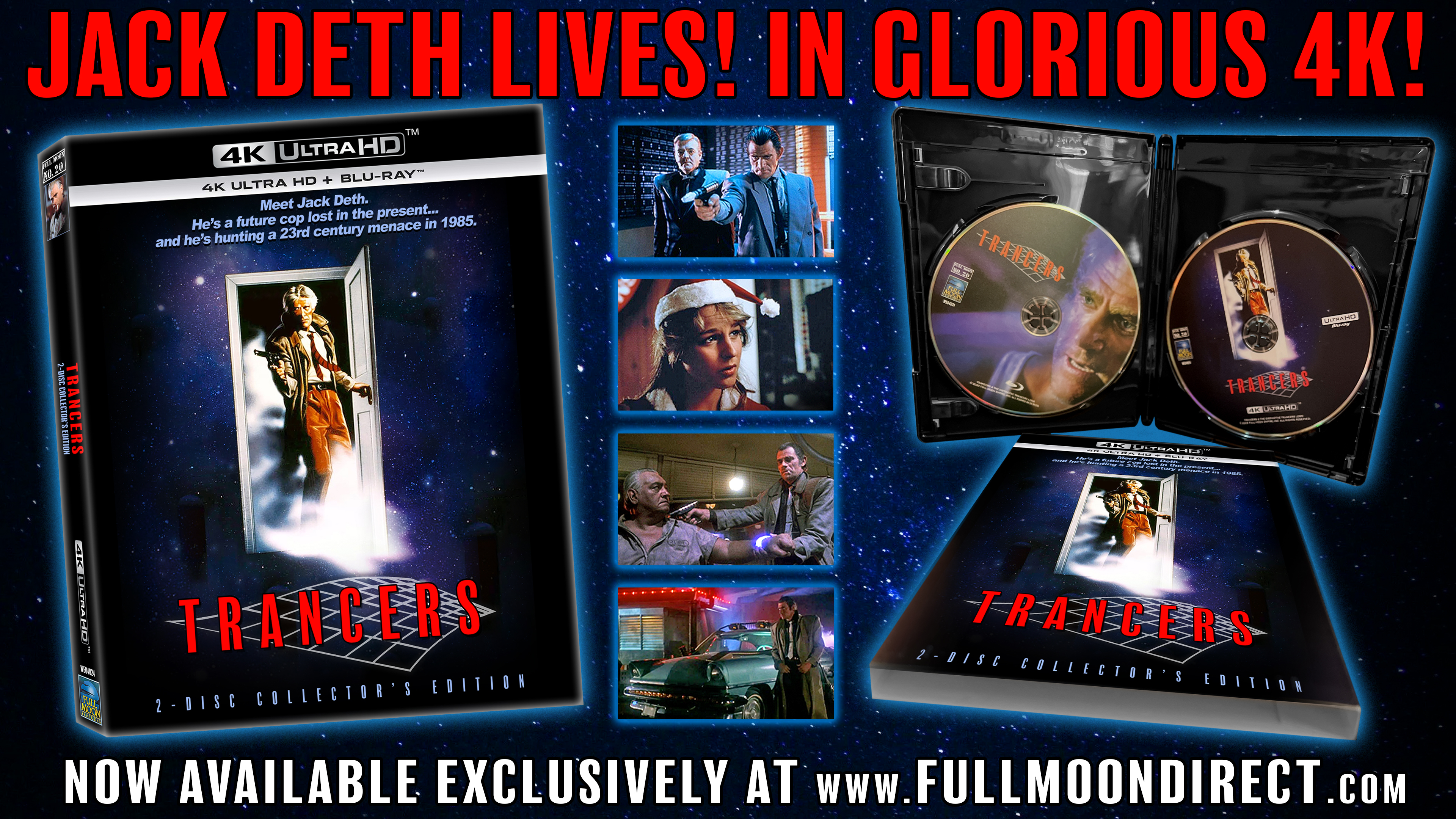 Trancers 4K | Ultra HD 2-Disc | Collector's Edition Set