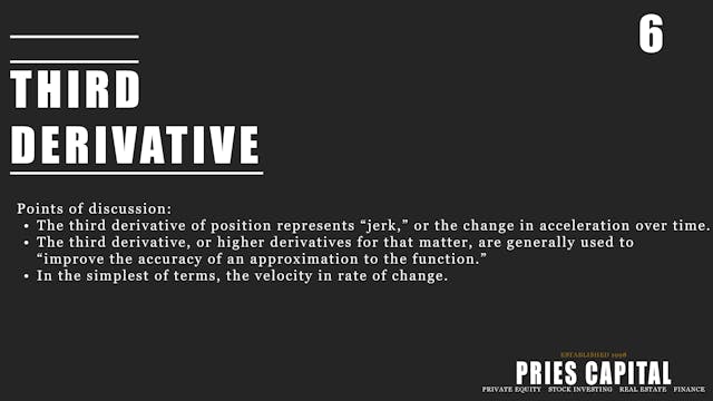 Third Derivative
