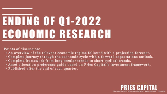 Ending of Q1-2022 Macroeconomic Research