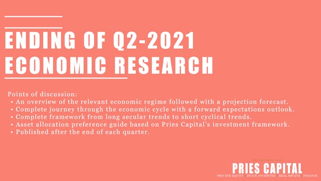 Ending of Q2-2021 Macroeconomic Research