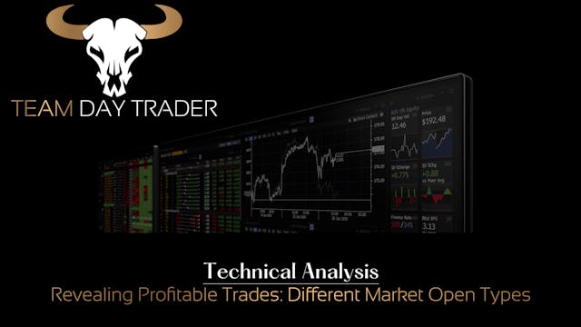 Revealing Profitable Day Trades: Different Market Open Types