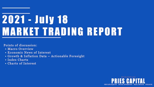 2021 - July 18 Market Trading Report
