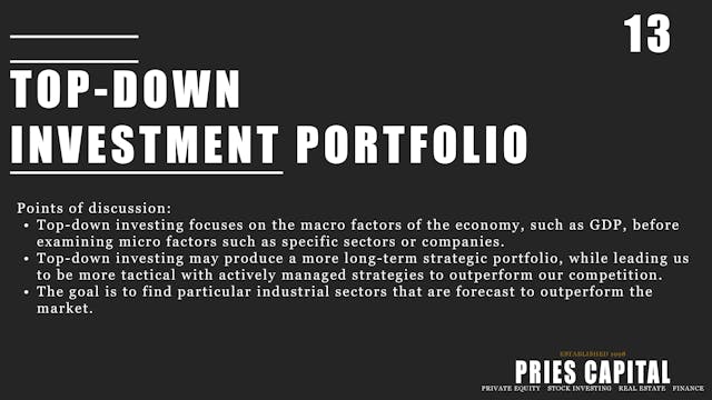 Top-Down Investment Portfolio