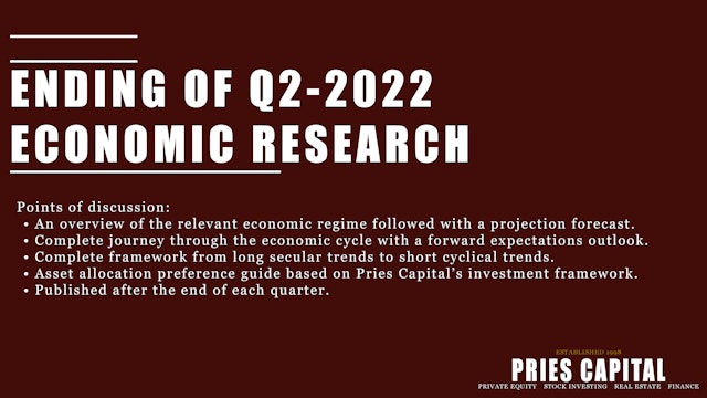 Ending of Q2-2022 Macroeconomic Research