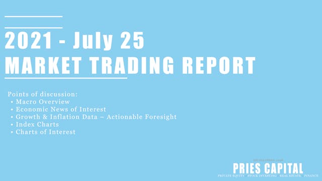 2021 - July 25 Market Trading Report