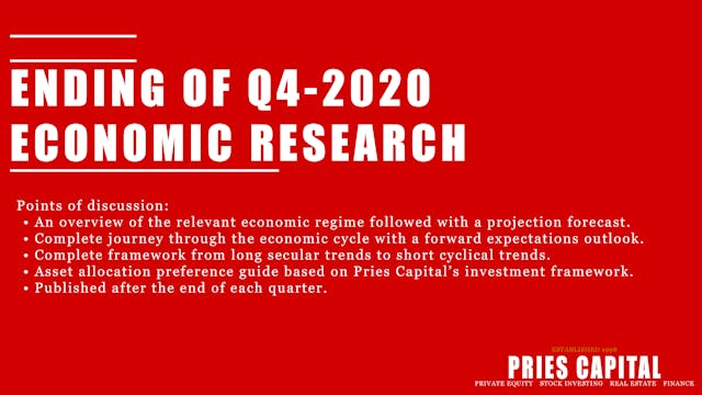 Ending of Q4-2020 Macroeconomic Research