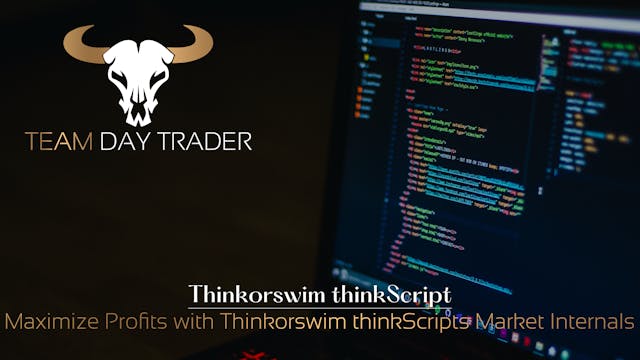 Thinkorswim thinkScripts Market Internals Studies- Overview
