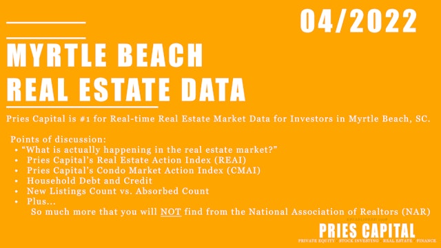 Myrtle Beach Real Estate Data for April 2022