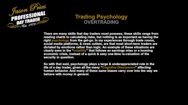 Trading Psychology - OVERTRADING