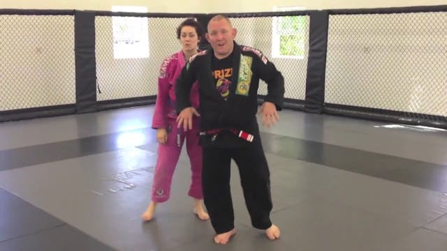 Rear Bodylock Defense- Ankle Pick- Kn...