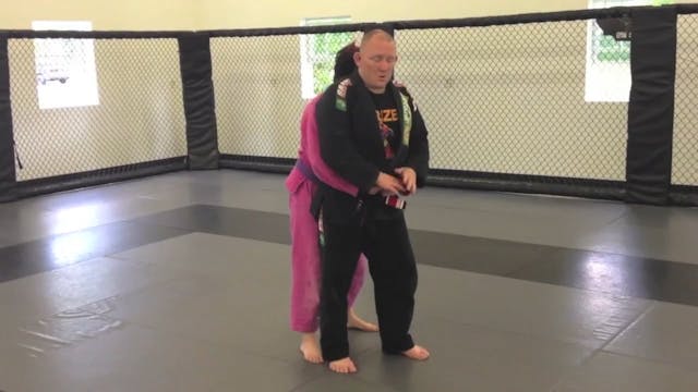 Rear Bodylock Defense- Rolling Kneebar