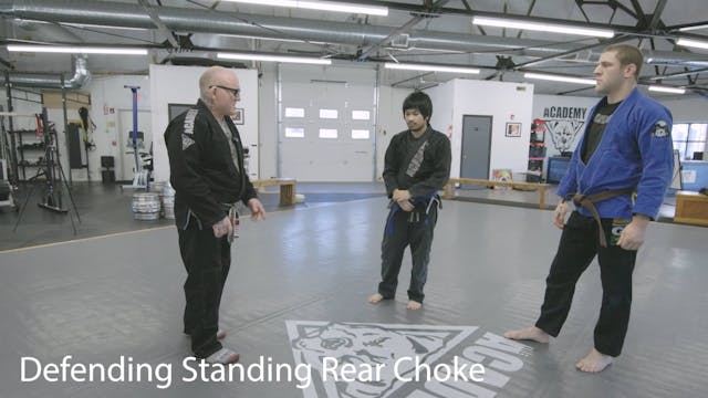 Defending Standing Rear Choke- Turn T...