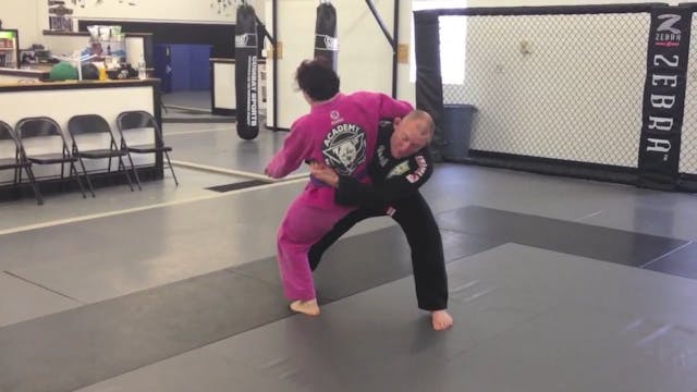 Rear Side Clinch- Thigh Bump