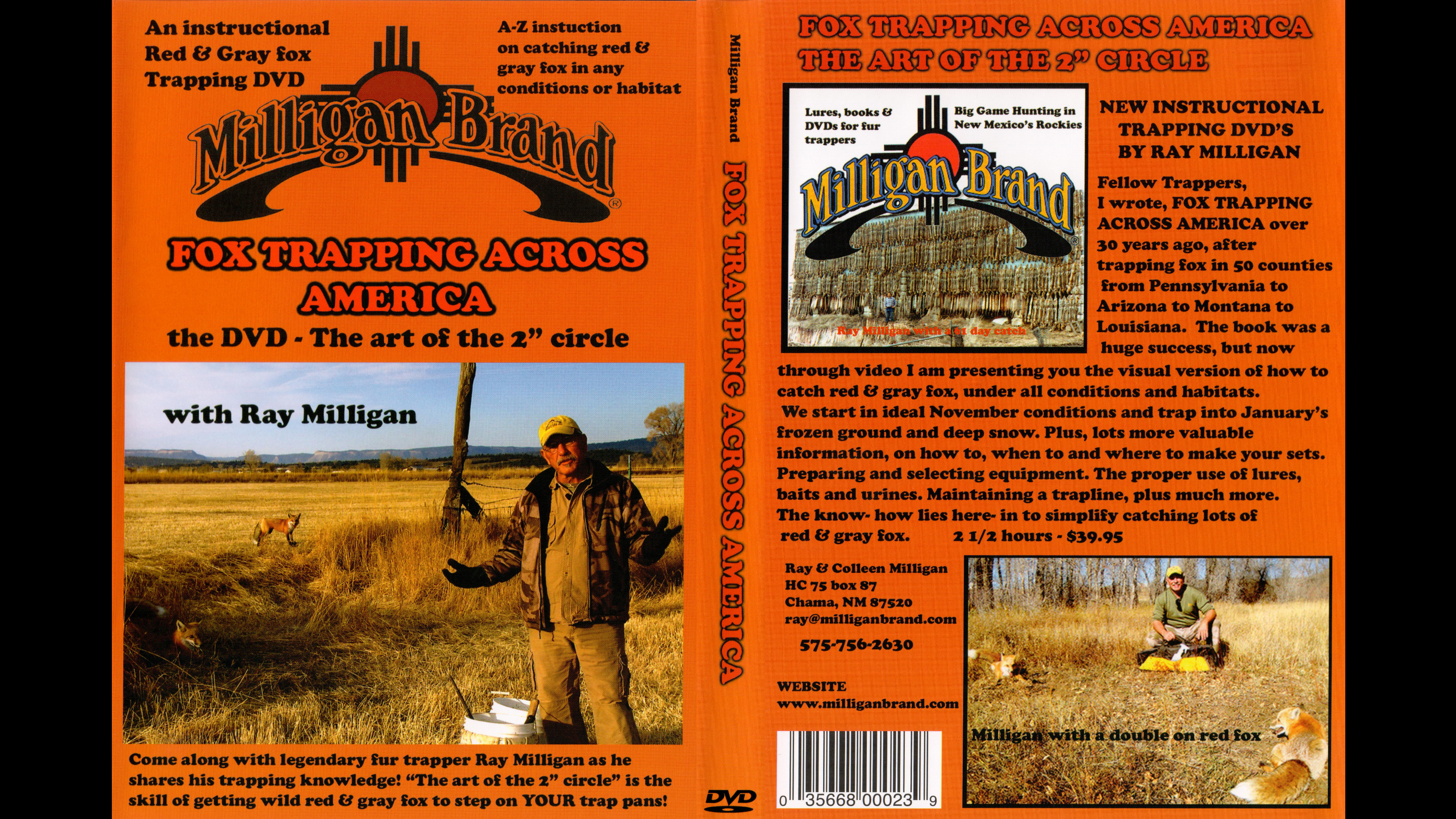 Milligan Brand Fox Trapping Across America