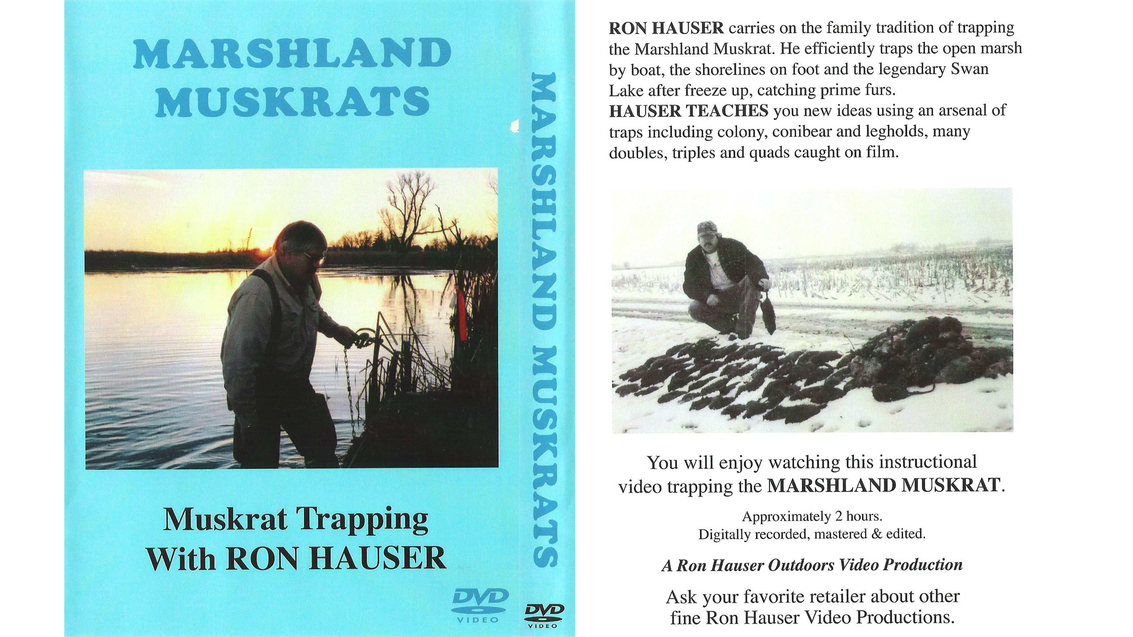 Trailer: Marshland Muskrat Trapping with Ron Hauser