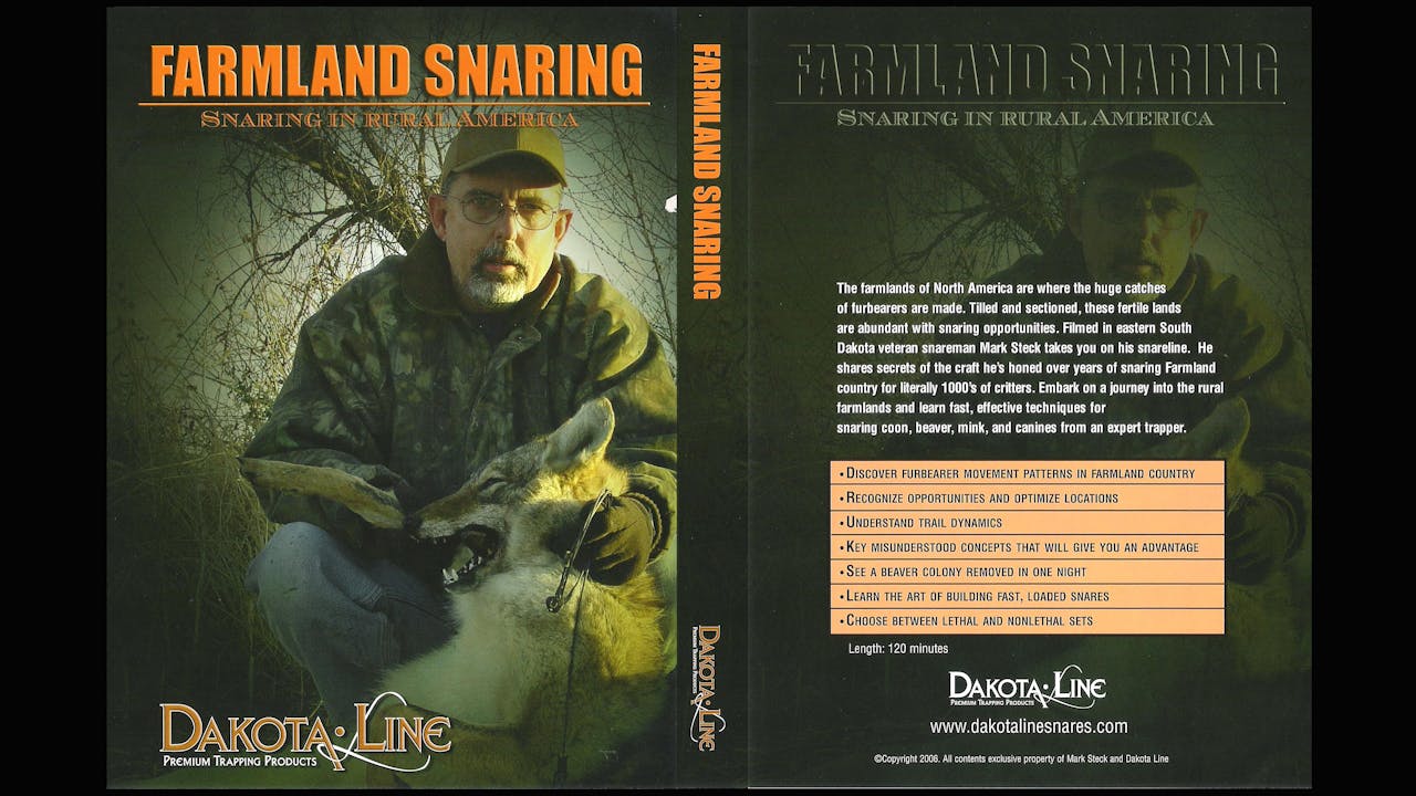 Farmland Snaring In Rural America with Mark Steck - Fur Taker TV Streaming  Videos