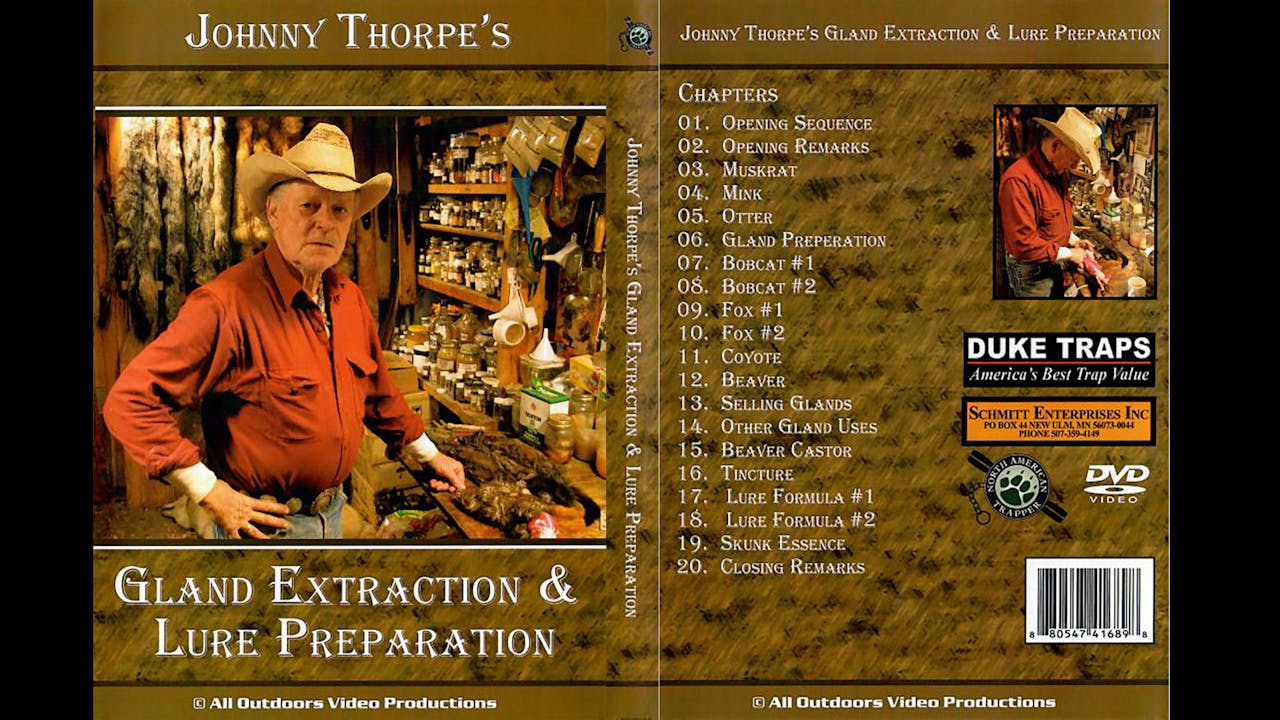 Gland Extraction & Lure Prep with Johnny Thorpe Fur Taker TV