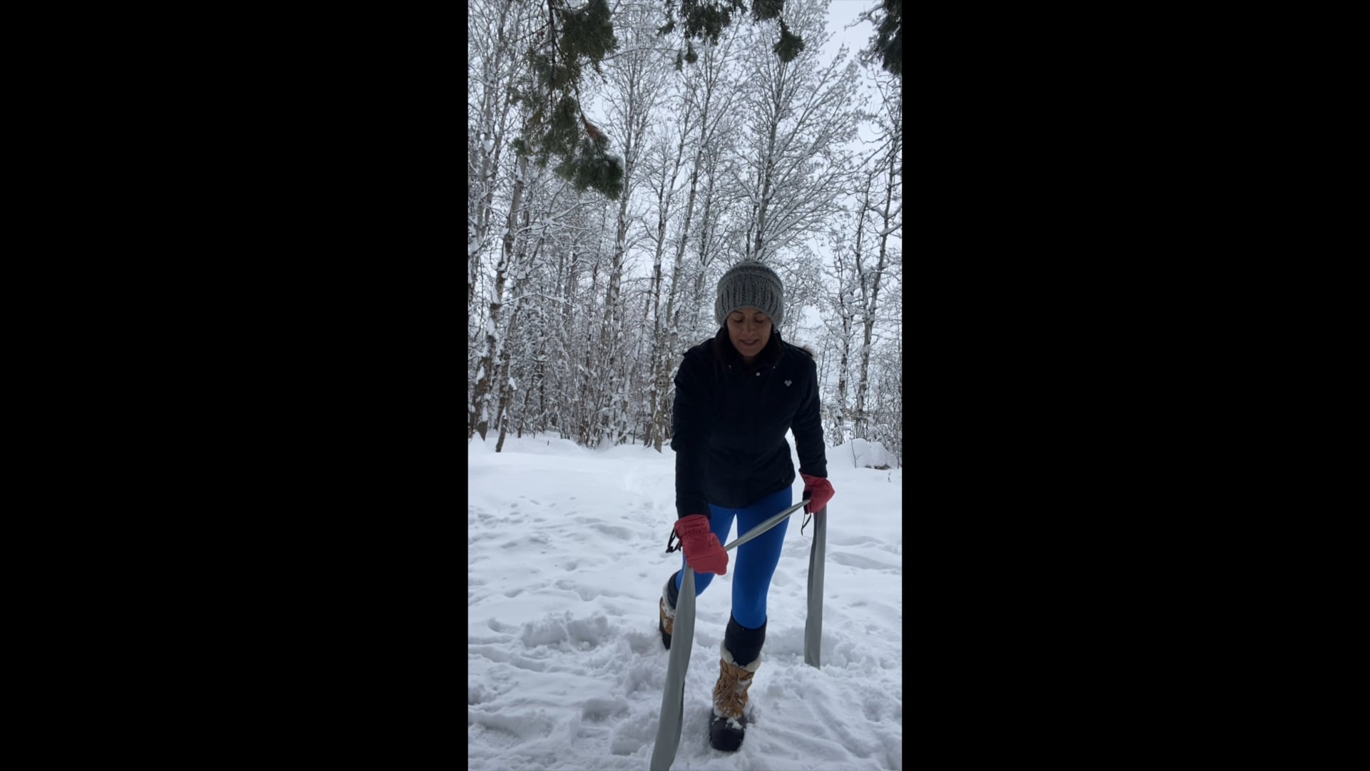 Snowy Barre30 with Stephanie in Mccall ❄️