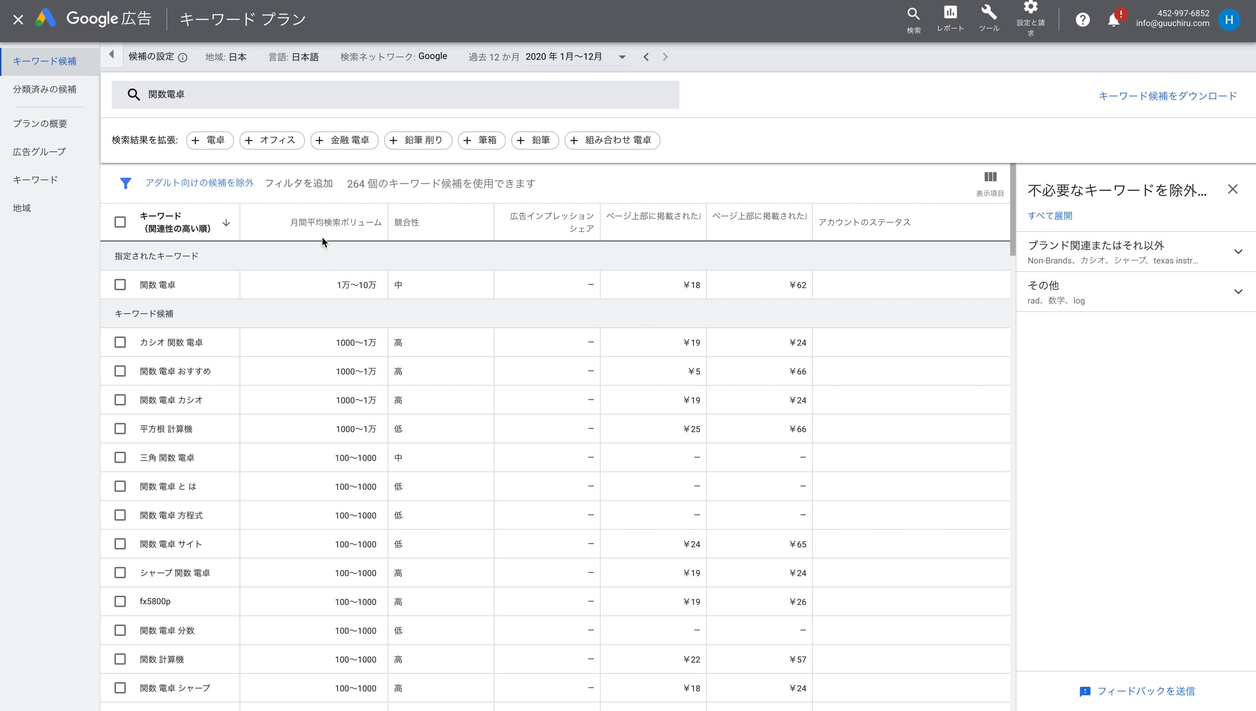 E1_02_030_Google Ad、KeywordPlanner等