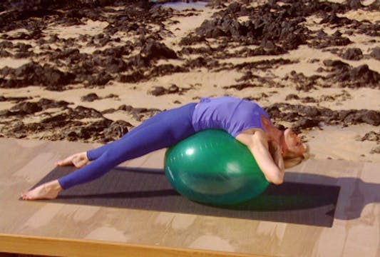 Restore Strong Back Stability Ball Kit Daily Stretch