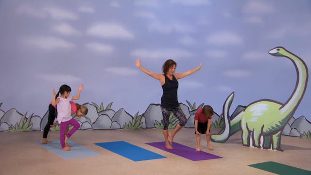 Yoga for Kids: Dino Duo