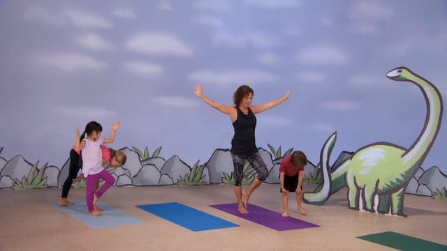 Yoga For Kids: Bonus -- Dinosaur Duo