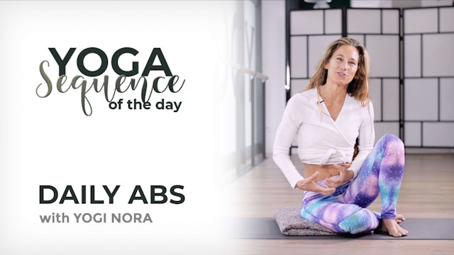 Yoga Sequence of the Day with Yogi Nora: Daily Abs