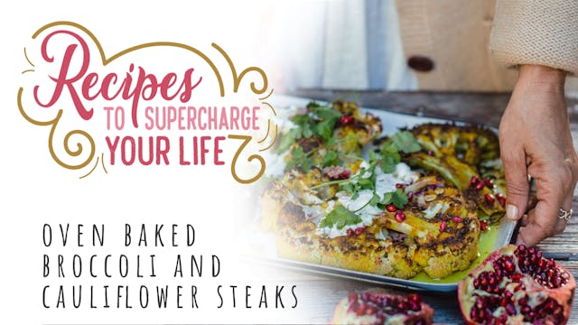 Oven Baked Broccoli and Cauliflower S...