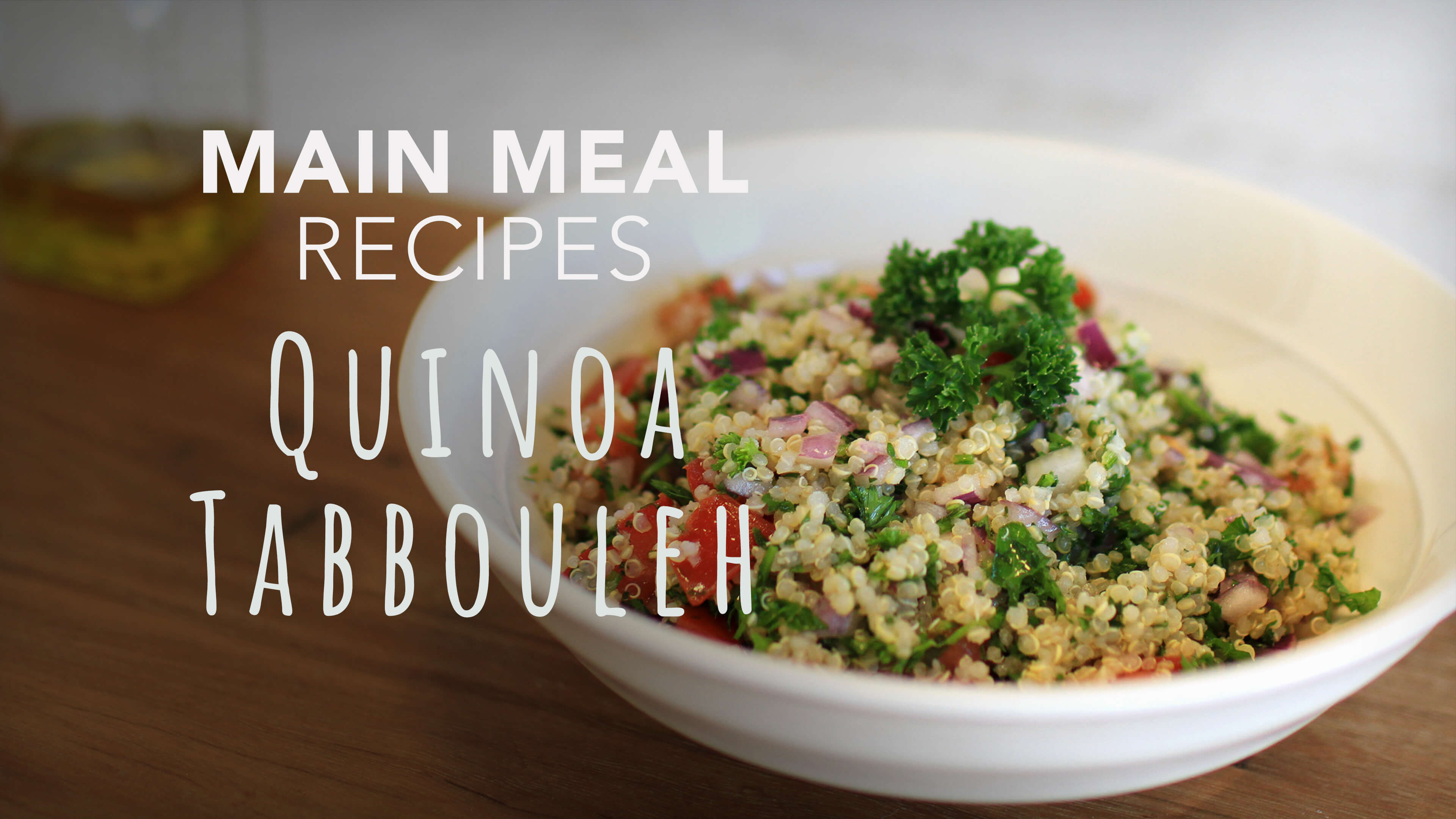 Food Matters Main Meal Recipes: Quinoa Tabbouleh