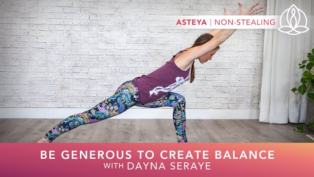 Yoga Every Day: Be Generous to Create...