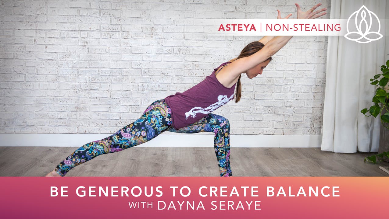 Yoga Every Day: Be Generous to Create Balance - Yoga Every Day: Season ...