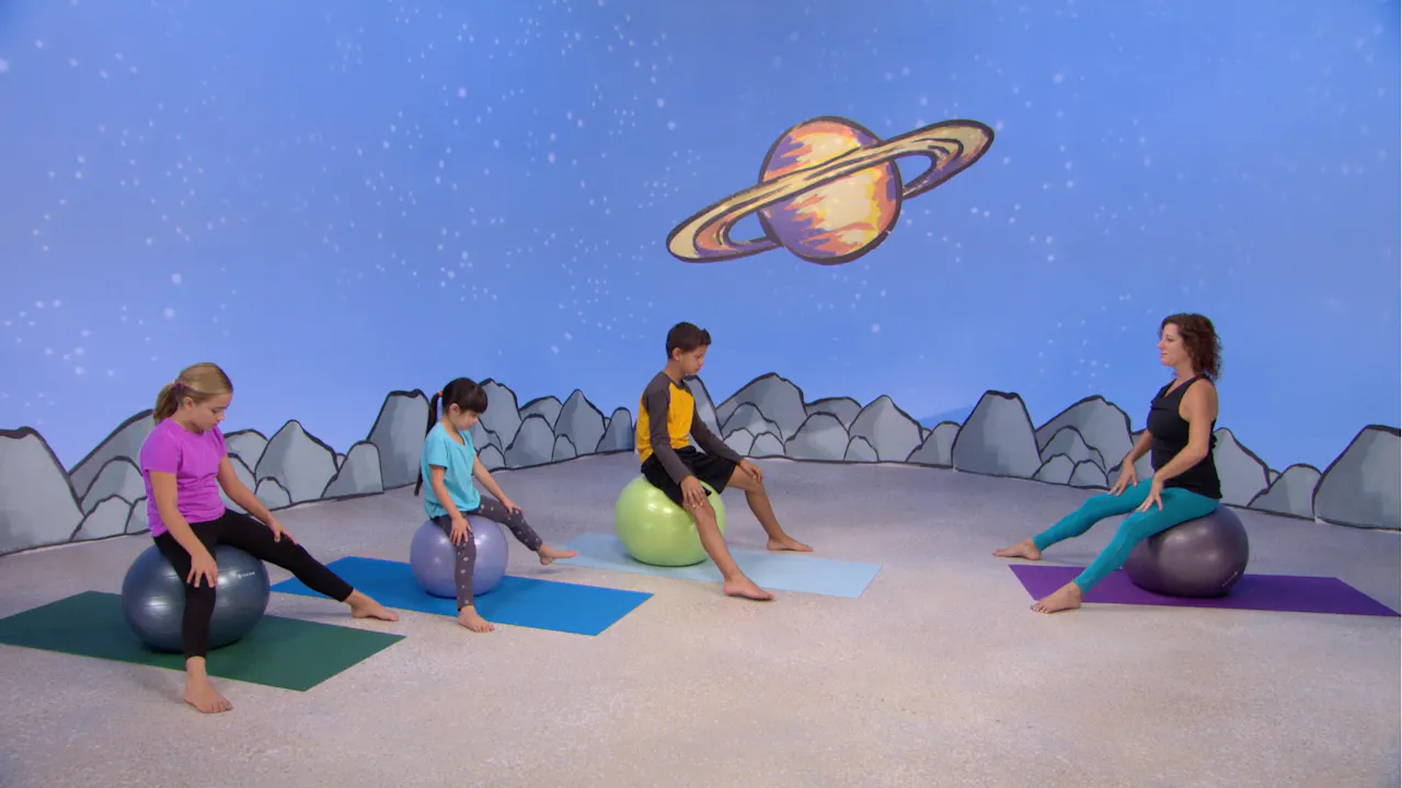Space Balance Balls - Gaiam TV Fit Yoga