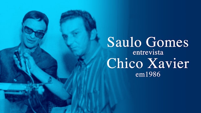 SAULO GOMES E  CHICO XAVIER EM 1968